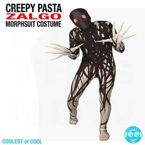 Morphsuit halloween Costume Creepy Pasta Zalgo monster adult Size medium
